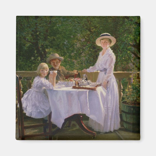 Aimant Thé d'été après-midi (Devant)