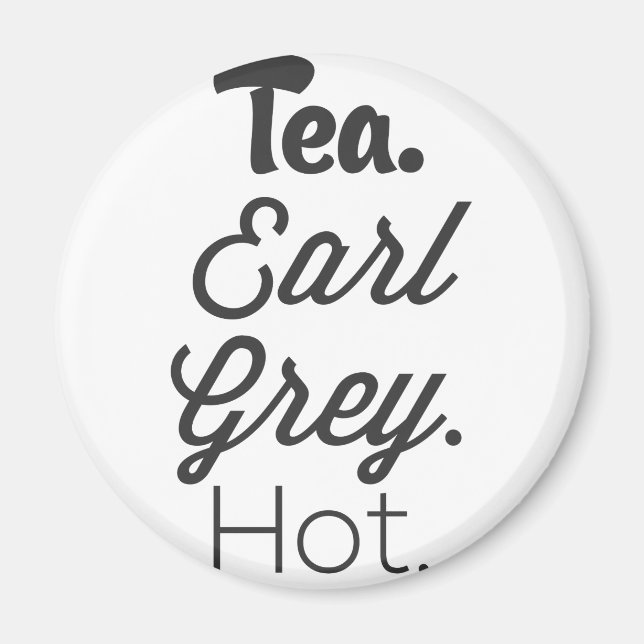 Aimant Thé - Earl Grey Hot (Devant)