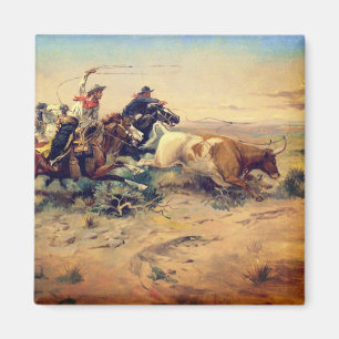 Aimant The Herd Quitter (par C. M. Russell, c. 1897)