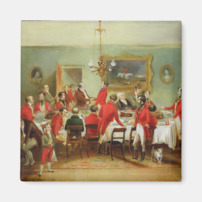 Aimant The Hunt Breakfast, Bachelor's Hall, 1836 (Devant)