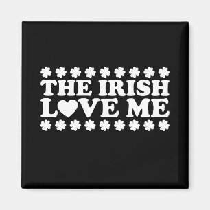 Aimant The Irish Love Me Shamrock St Patrick's Day Retro