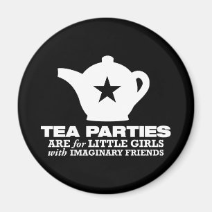 Aimant thé - les thés sont pour de petites filles