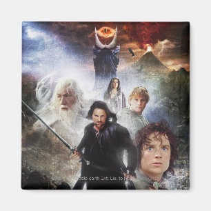 Aimant THE LORD OF THE RINGS Character Collage