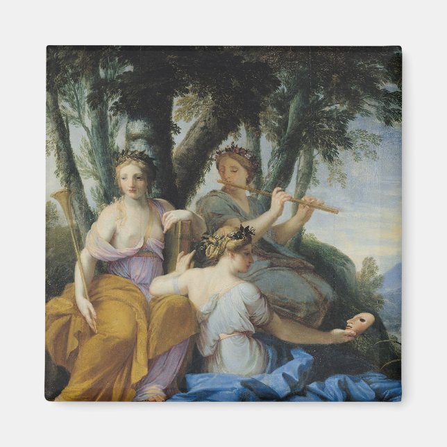 Aimant The Muses, Clio, Euterpe et Thalia, c.1652-55 (Devant)