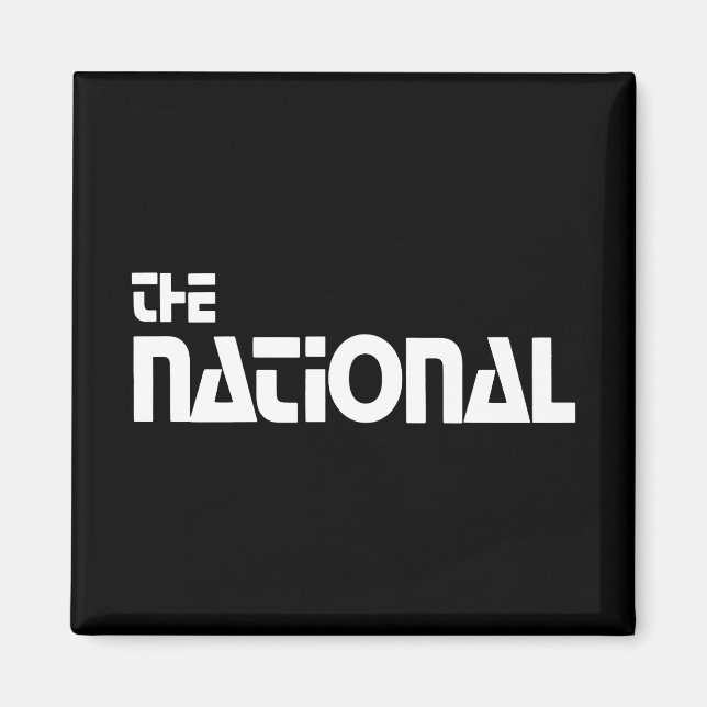 Aimant  The National - Habillage promotionnel (1980) (Devant)