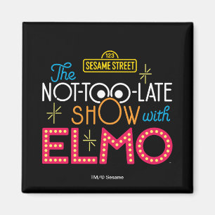 Aimant The Not-Too-Late Show avec Elmo