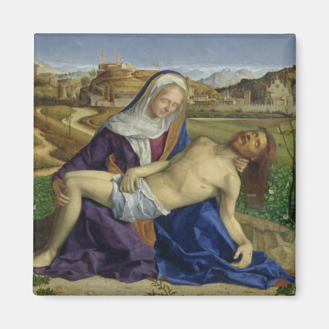 Aimant The Pieta, c.1505 (huile sur panneau) (après 1996  (Devant)