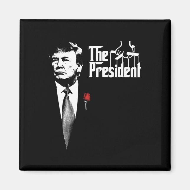 Aimant The President Donald Trump Movie Poster Trending M (Devant)
