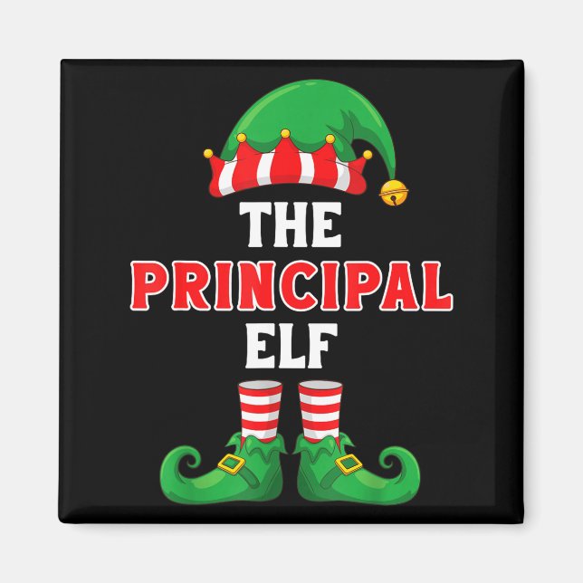 Aimant The Principal Elf Christmas For Principal School P (Devant)