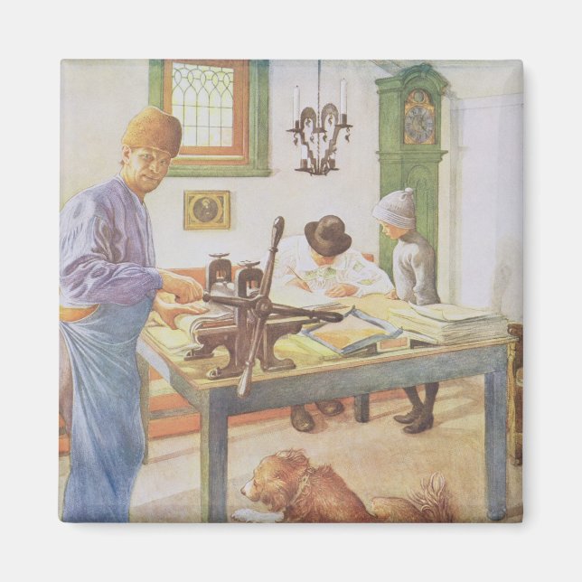 Aimant The Print Room, pub dans Laissez la lumière hinine (Devant)