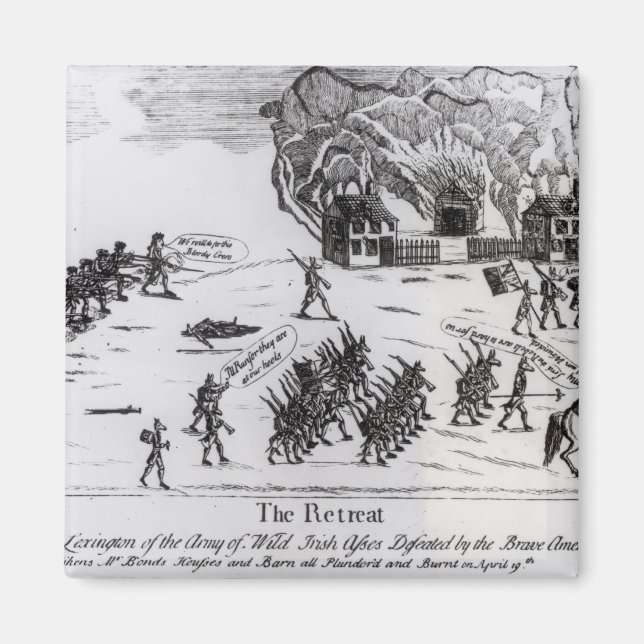Aimant The Retreat, publié en 1775 (Devant)