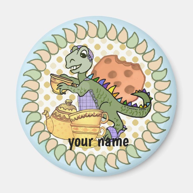Aimant Thé Rex Dinosaure  (Devant)