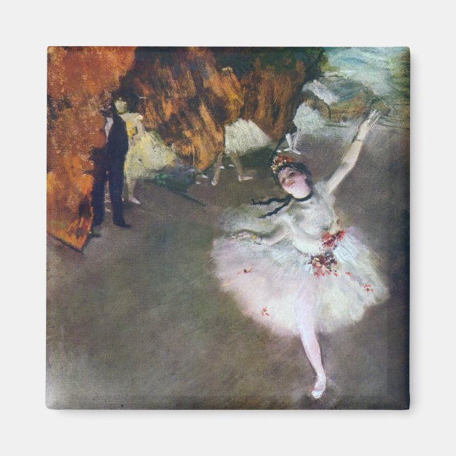 Aimant The Star, Ballerina, Edgar Degas, 1878 (Devant)