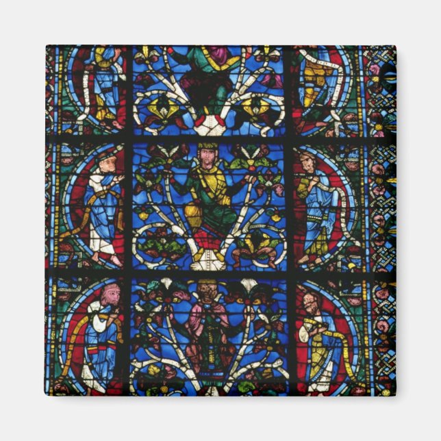 Aimant The Tree of Jesse, lancet window in the west facad (Devant)
