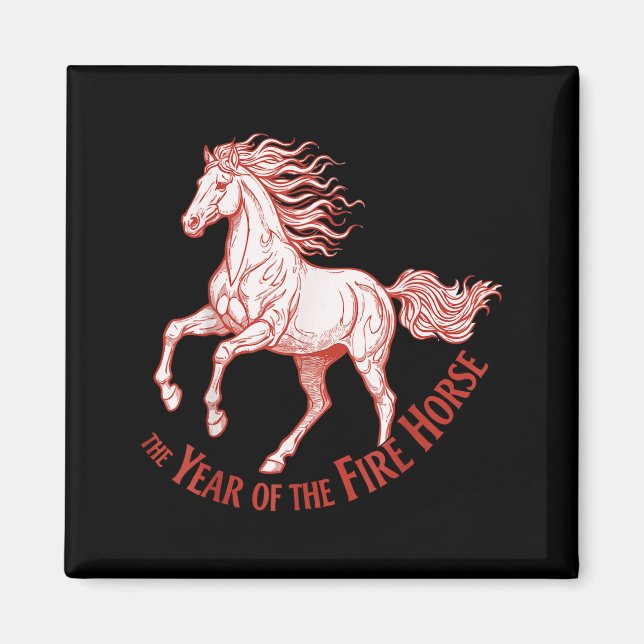 Aimant The Year Of The Fire Horse 2026 Celebration  (Devant)