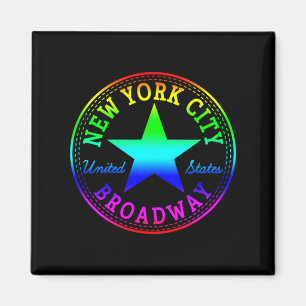 Aimant Théâtre Broadway de la ville de New York Nyc États