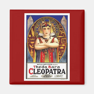 Aimant Theda Bara comme film Vintage Cleopatra