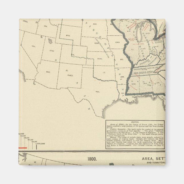 Aimant Thématique États-Unis (Devant)