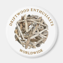 AIMANT THÉMATIQUEDU BOIS FLOTTÉ. MAGNET POUR FRIGO