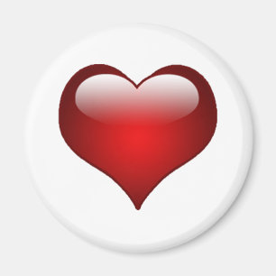 Aimant Thème d'amour des coeurs