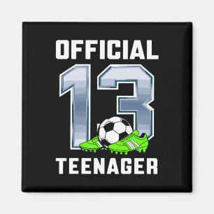 Aimant Thème de football pour la fête officielle d'annive