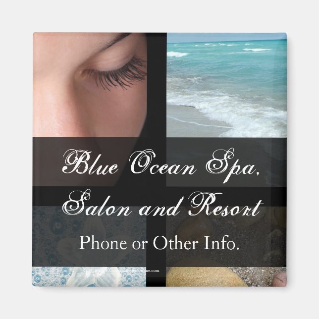 Aimant Thème Luxueux Resort Spa (Devant)