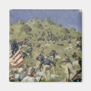 Aimant Theodore Roosevelt prenant le saint Juan