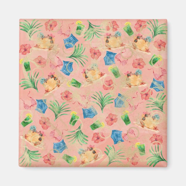 Aimant Théorie orange (Devant)