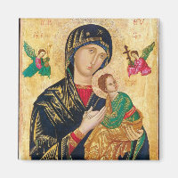 Theotokos et le Christ enfant avec les anges icône