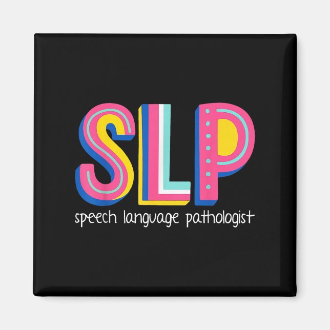 Aimant Thérapeute du langage vocal Pathologiste La (Devant)