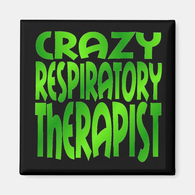 Aimant Thérapeute respiratoire fou en vert (Devant)