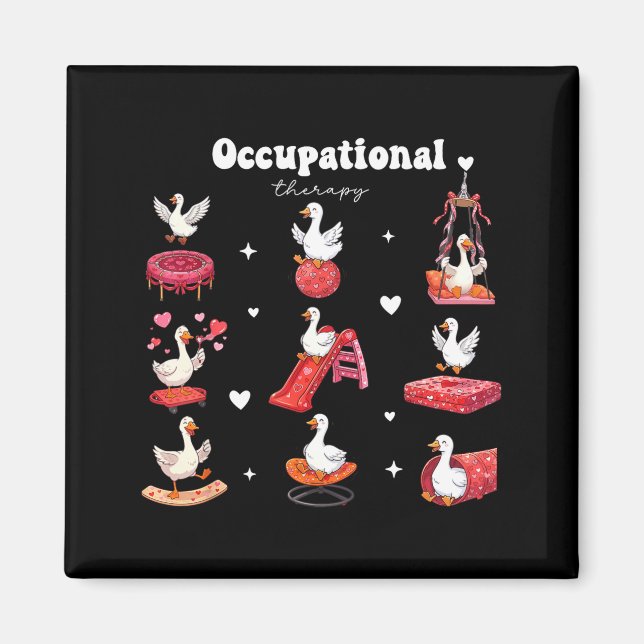 Aimant Thérapie occupationnelle de la Saint-Valentin Ot S (Devant)