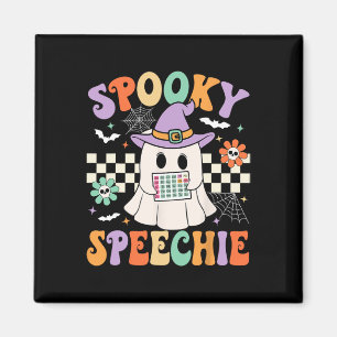 Aimant Thérapie vocale éffrayante Halloween Retro Slp