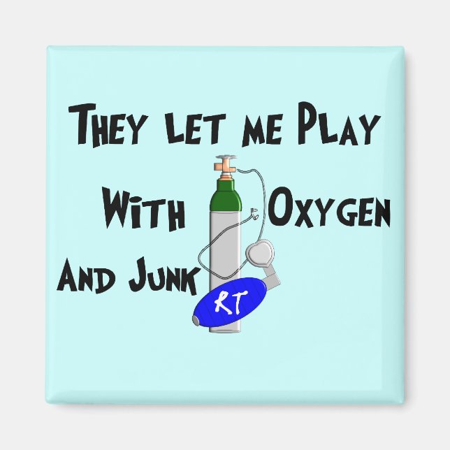 Aimant Thérapiste respiratoire Drôle cadeaux (Devant)