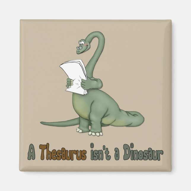 Aimant Thesaurus Dinosaur (Devant)
