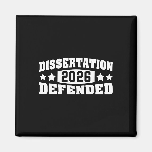 Aimant Thèse soutenue 2026 Phd Edd Doctorat Diplômé (Devant)