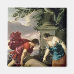 Aimant Theseus et sa mère Aethra, c.1635-36