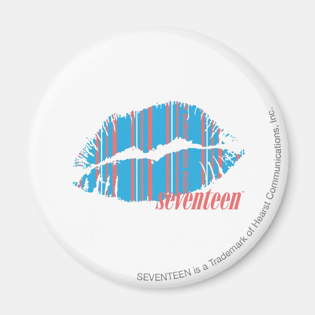 Aimant Thin Stripes Aqua (Devant)