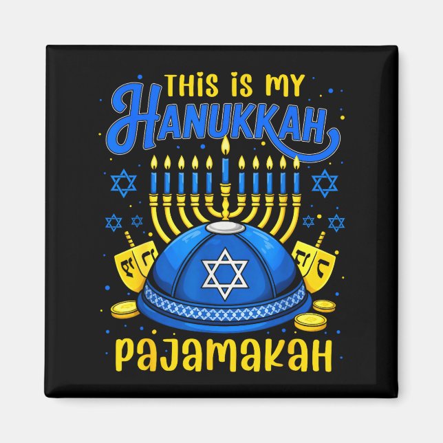 Aimant This Is My Hanukkah Pajamakah For Jewish Christmas (Devant)