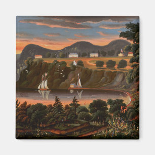 Aimant Thomas Chambers Vue de la rivière Hudson à l'ouest