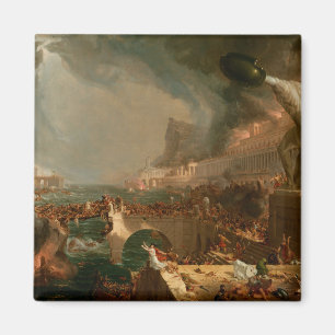 Aimant Thomas Cole Le cours de la destruction de l'Empire