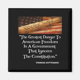 Aimant Thomas Jefferson Le Plus Grand Danger Pour La Libe