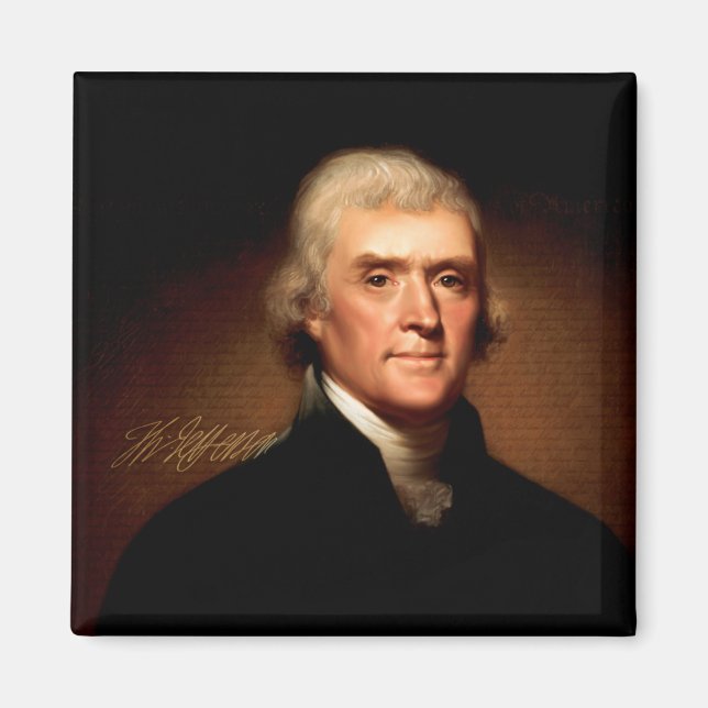 Aimant Thomas Jefferson, père fondateur (Devant)