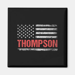 Aimant Thompson Nom American Flag - Thompson Nom de famil