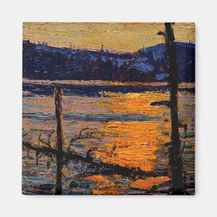 Aimant Thomson - Coucher de soleil, Canoe Lake