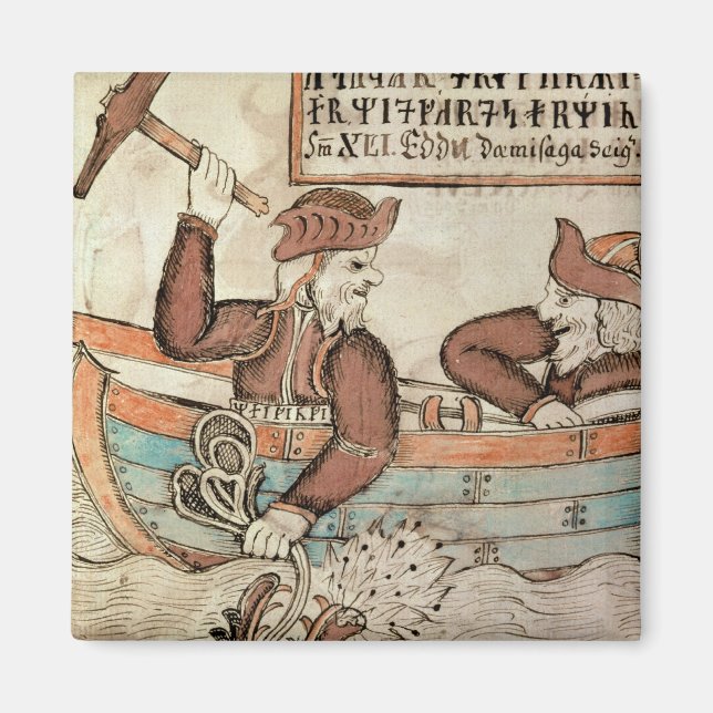 Aimant Thor pêche pour le serpent de Midgard (Devant)