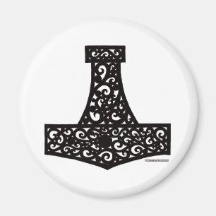 Aimant Thors Hammer en noir