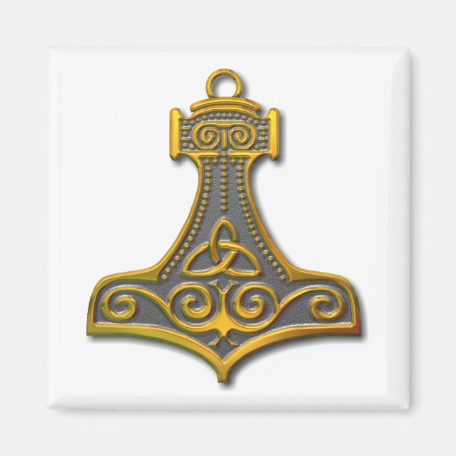 Aimant Thor's Hammer-gold (Devant)