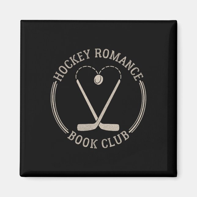 Aimant Threadless Grey Sky Chai Hockey Romance Club de le (Devant)
