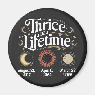Aimant Thrice in a Lifetime 2025 Solar Eclipse Astronomy